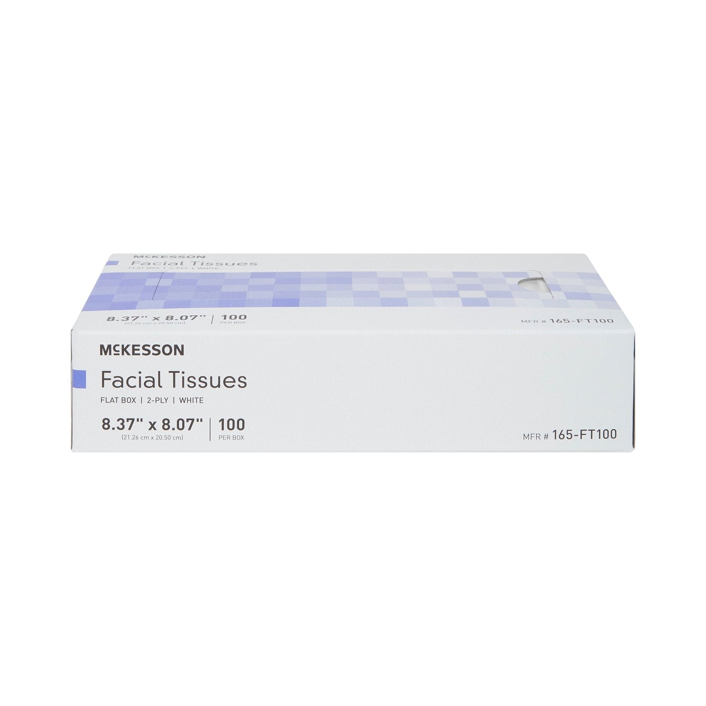 McKesson Facial Tissues, White, 8.37 x 8.07 Inch