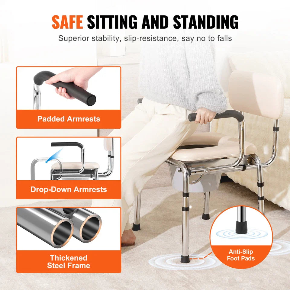 Crane Toilet Commode Chair
